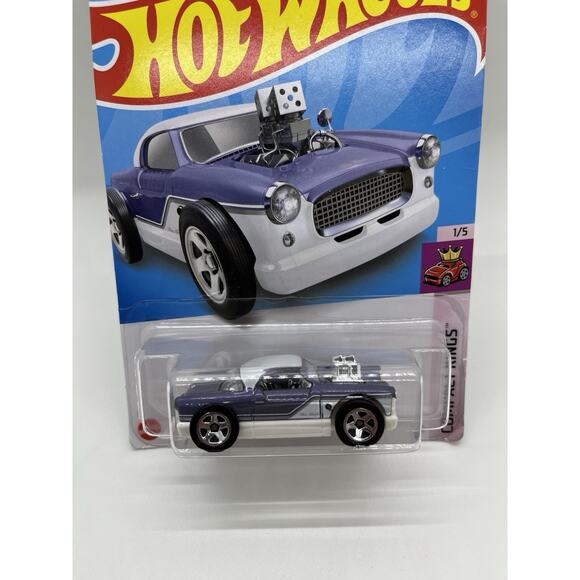 Hot Wheels 2022 The Nash HW Compact Kings Silver Car - Picture 2 of 3